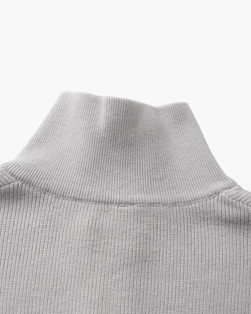 Refined Half-Zip Knit Pullover - Dalm Fashion
