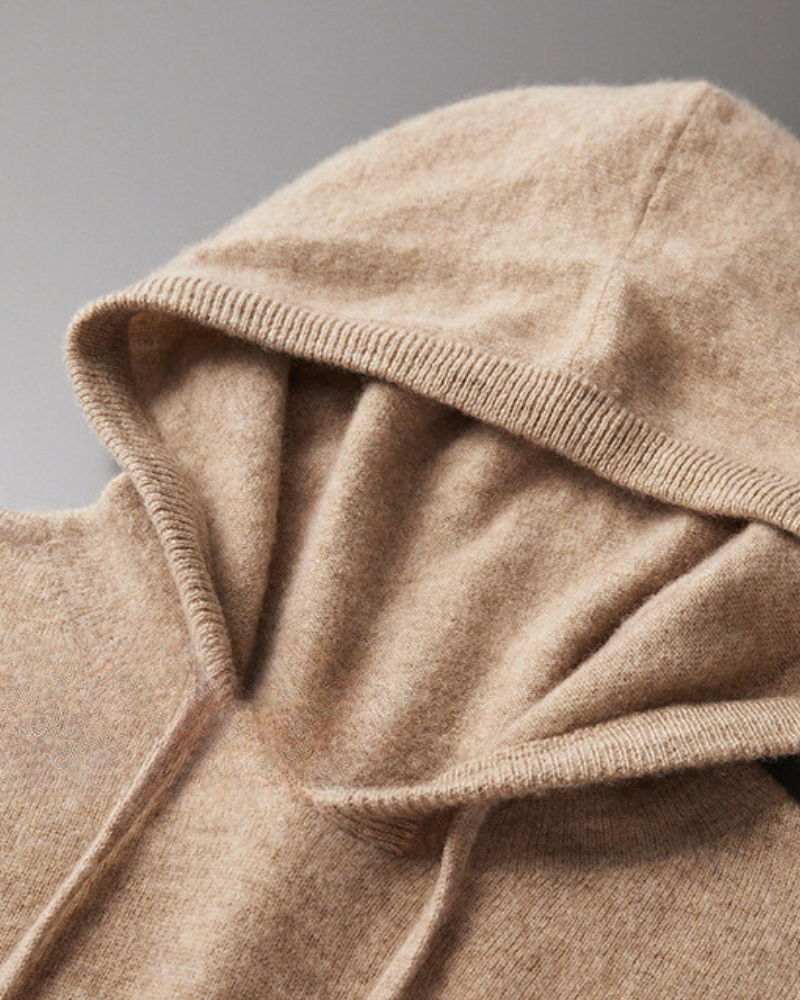 100% Cashmere Hoodie - Dalm Fashion