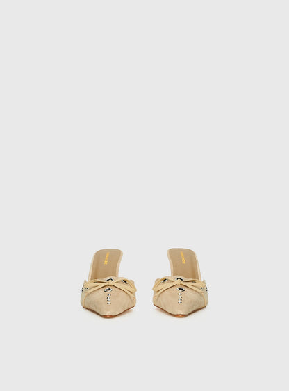 Charisma Pointed Toe Heels Taupe