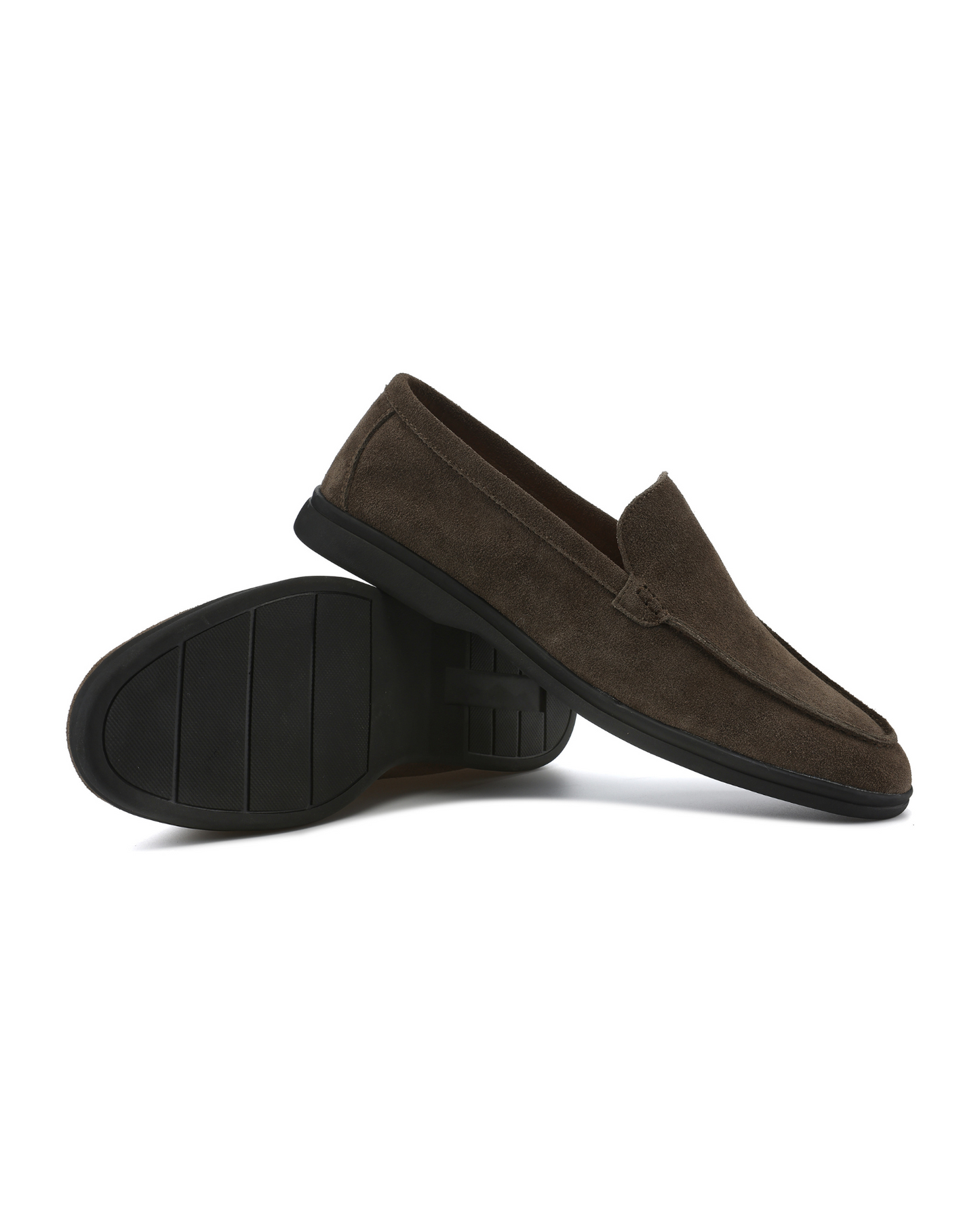 Premium Suede Loafers - Black Soles - Dalm Fashion