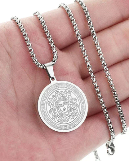 Medusa Long Chain (Gold & Silver) - Dalm Fashion