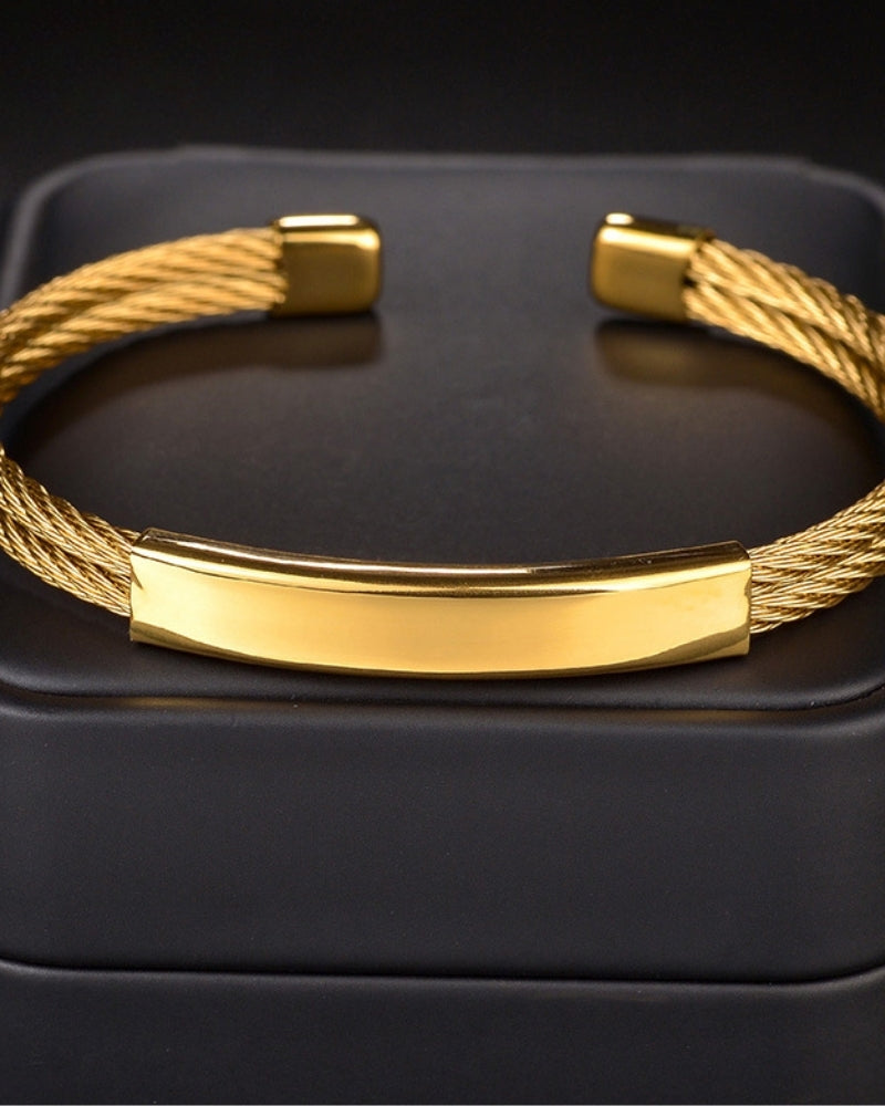 Torque Cable Cuff - Dalm Fashion