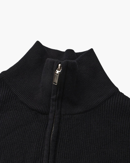 Refined Half-Zip Knit Pullover - Dalm Fashion
