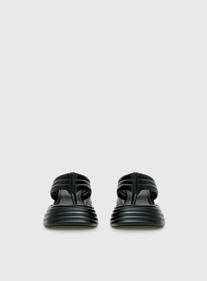 Therapy Flames Platform Sandals Black