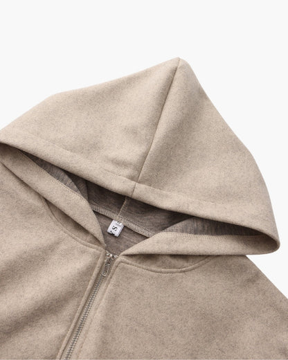 Marlow Wool Zip Coat - Dalm Fashion