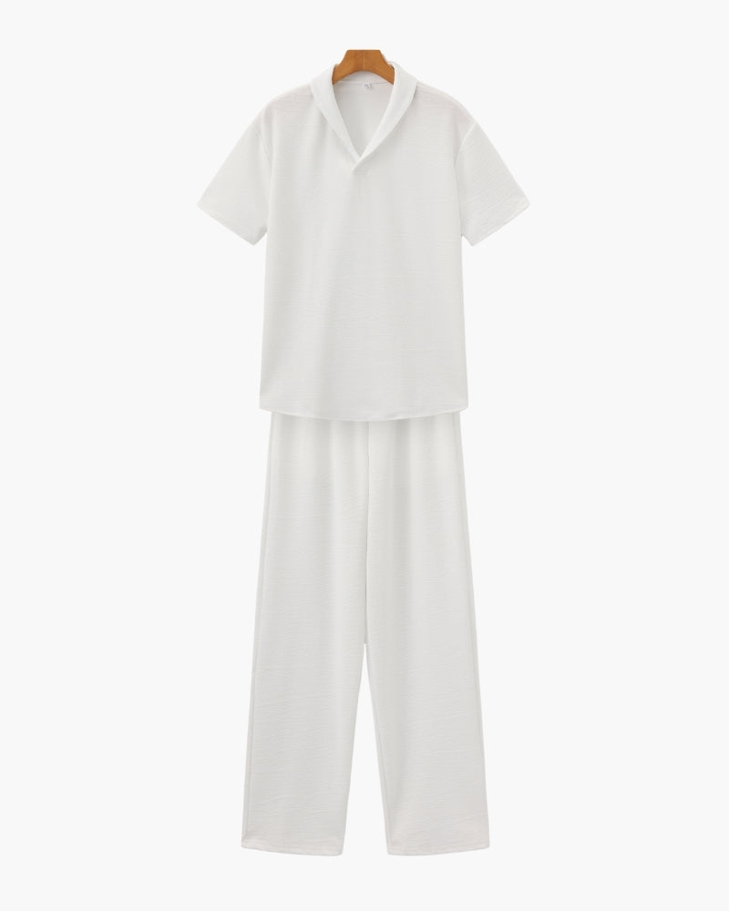 Polo & Pantalon Set - Dalm Fashion