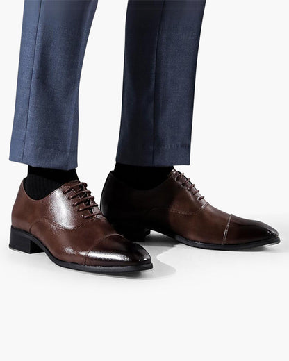 Classic Leather Shoes - Dalm Fashion