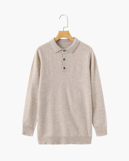 100% Cashmere Polo - Dalm Fashion