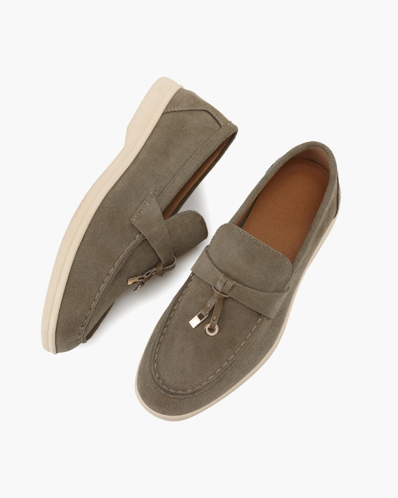 Suede Lady Loafers - Dalm Fashion