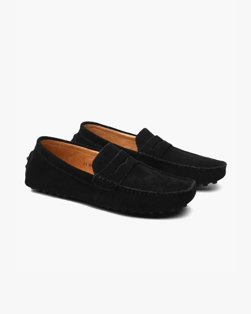 Suede Driver Loafers - Dalm Fashion