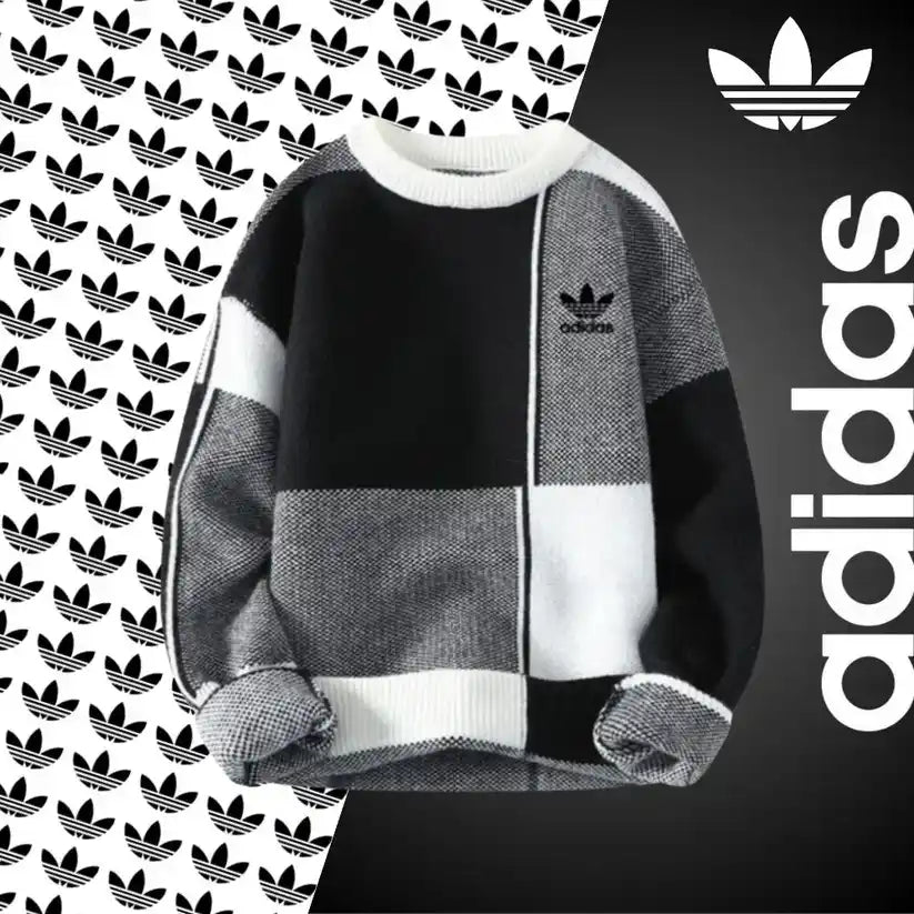 RETRO LINEAR NORDIC SWEATER - Dalm Fashion