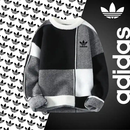 RETRO LINEAR NORDIC SWEATER - Dalm Fashion