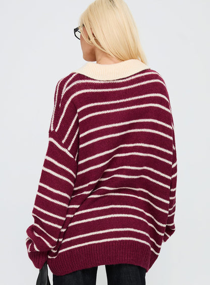 Rising Sun Jersey Crimson