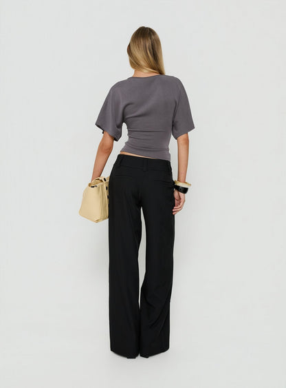 Cedars Low Rise Pant Black