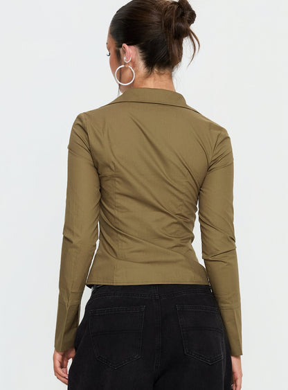 Zifa Shirt Khaki