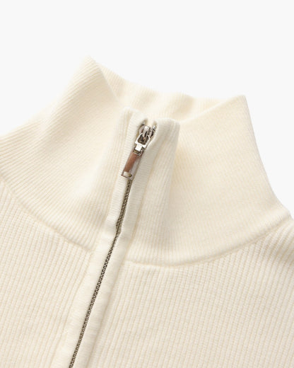 Refined Half-Zip Knit Pullover - Dalm Fashion