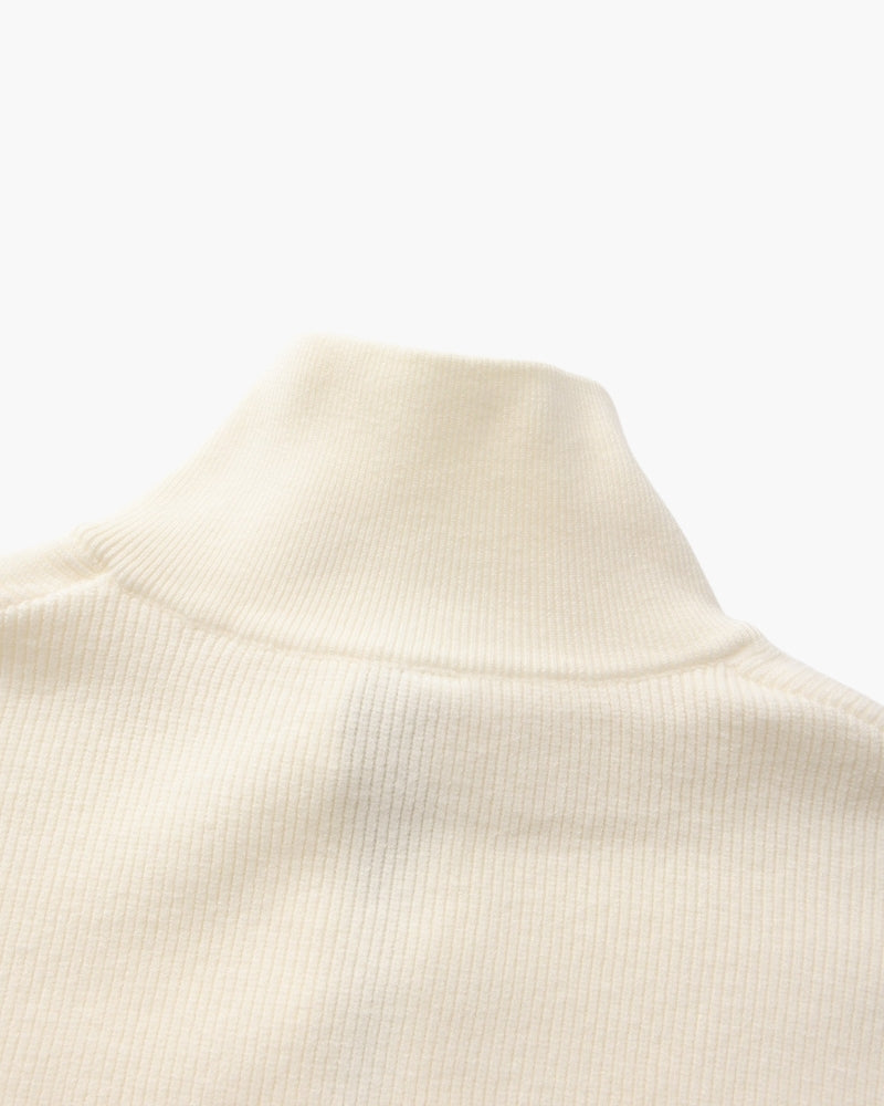 Refined Half-Zip Knit Pullover - Dalm Fashion