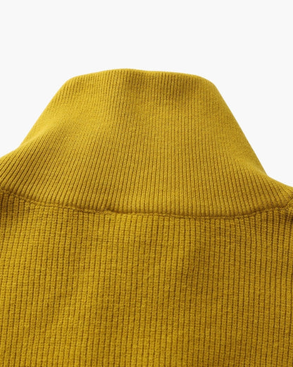 Refined Half-Zip Knit Pullover - Dalm Fashion