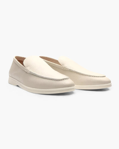 Cowhide Leather Loafers - Dalm Fashion