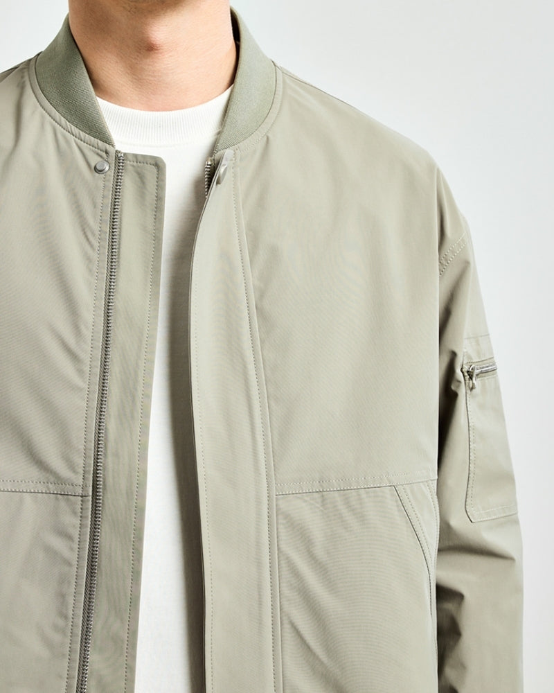 Minimalist Bomber Jacket - Dalm Fashion