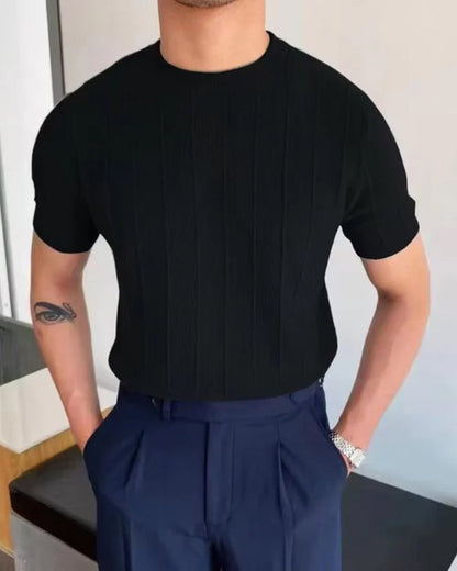 Cannes Ribbed T-Shirt - Dalm Fashion