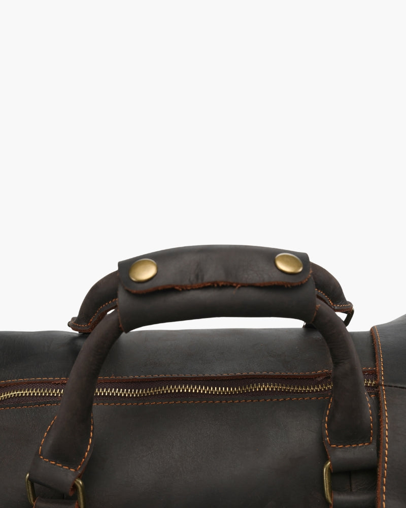 Montague Leather Duffle - Dalm Fashion