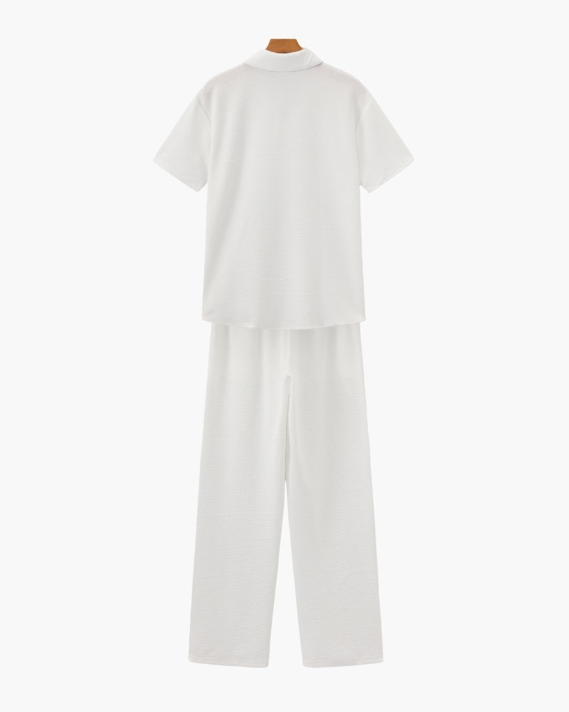 Polo & Pantalon Set - Dalm Fashion