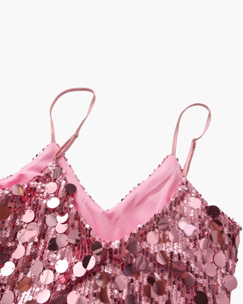 Sequin Party Mini Dress - Dalm Fashion