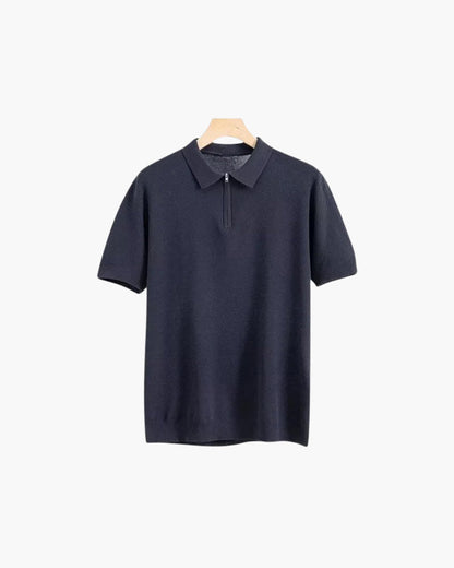 Marbella Zip Up Polo - Dalm Fashion