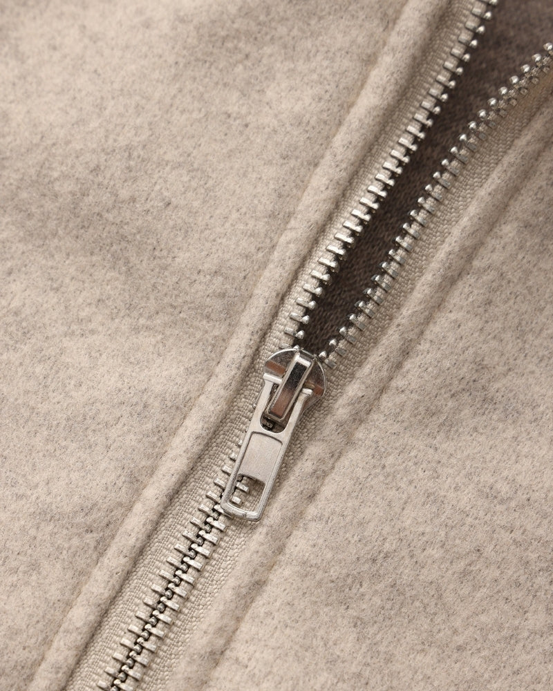 Marlow Wool Zip Coat - Dalm Fashion