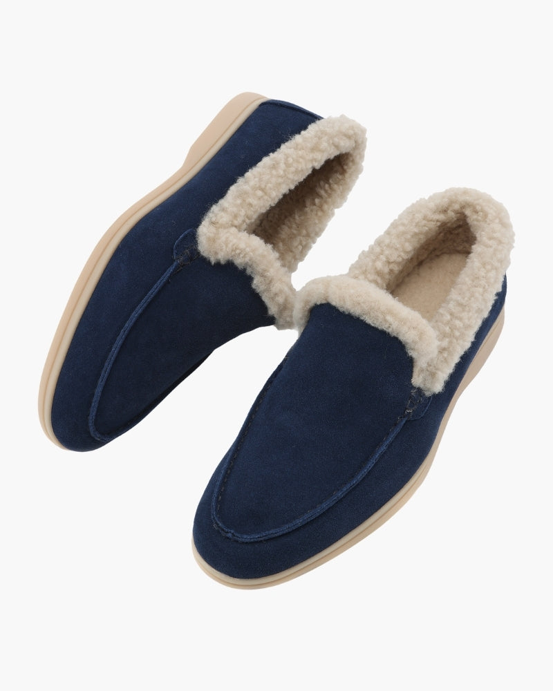 Fur-Lined Premium Loafers - Dalm Fashion