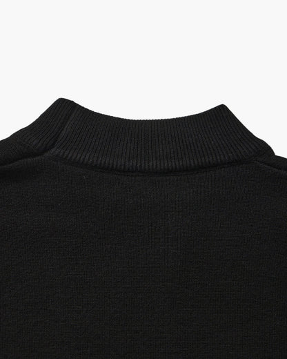 Essential Ribbed Mock Neck Sweater - Dalm Fashion