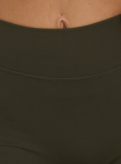 Final Form Active 4" Invisible Scrunch Shorts Olive