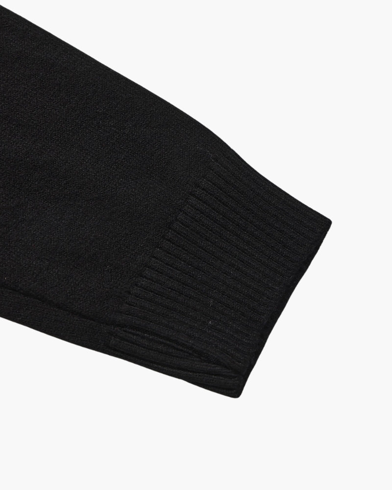Essential Ribbed Mock Neck Sweater - Dalm Fashion
