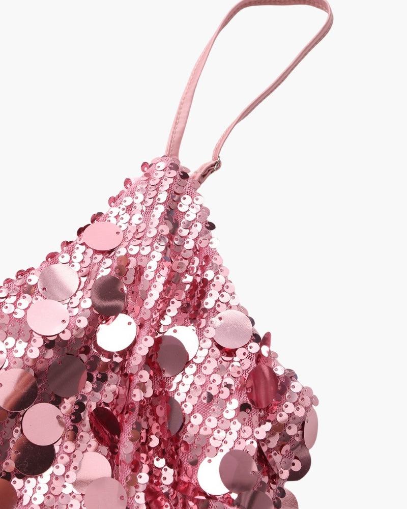 Sequin Party Mini Dress - Dalm Fashion