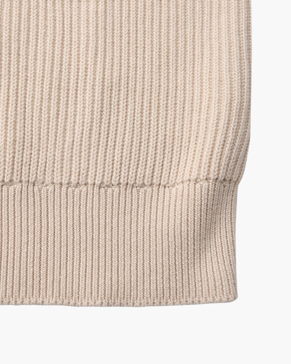 Rib Knit Crewneck - Dalm Fashion