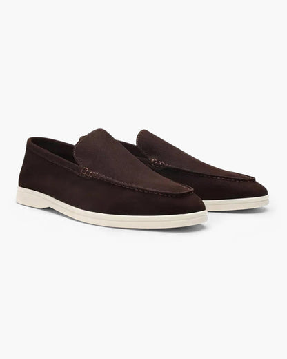 Cowhide Leather Loafers - Dalm Fashion