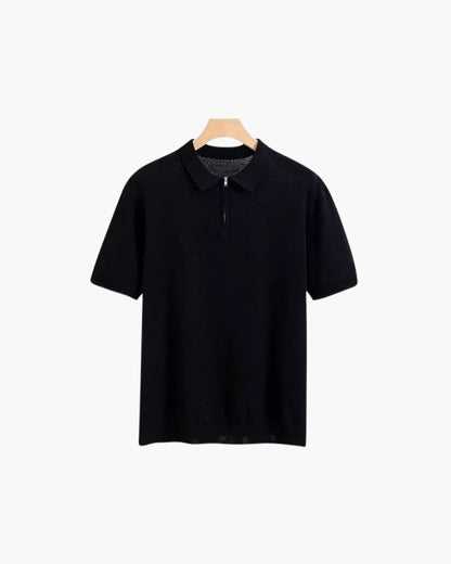 Marbella Zip Up Polo - Dalm Fashion