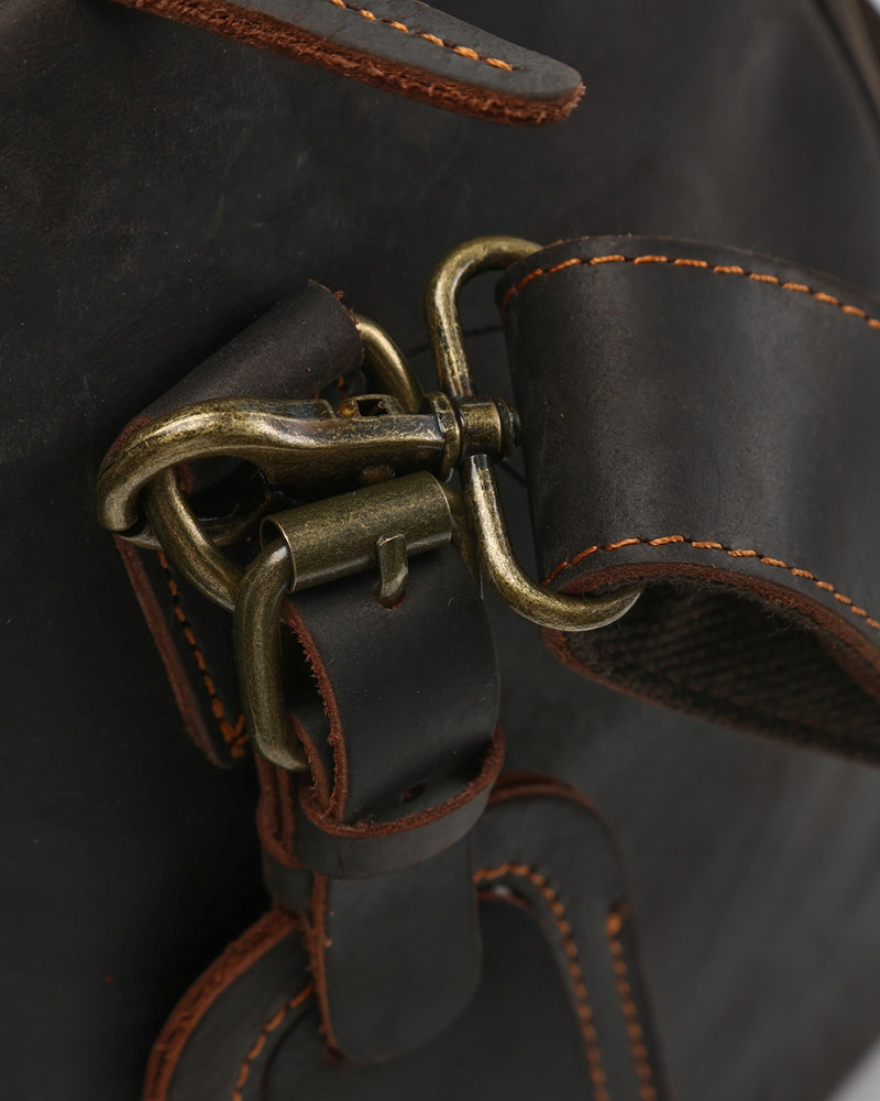 Montague Leather Duffle - Dalm Fashion