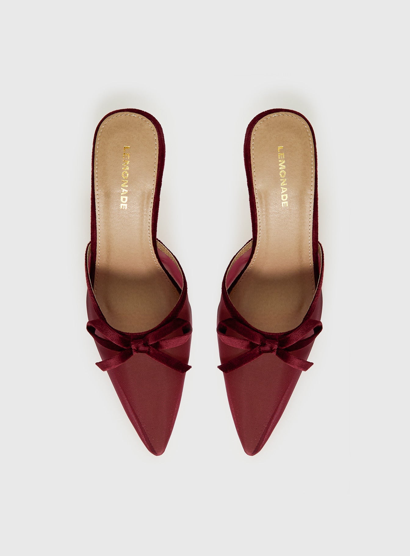 Lavon Pointed Toe Heels Red