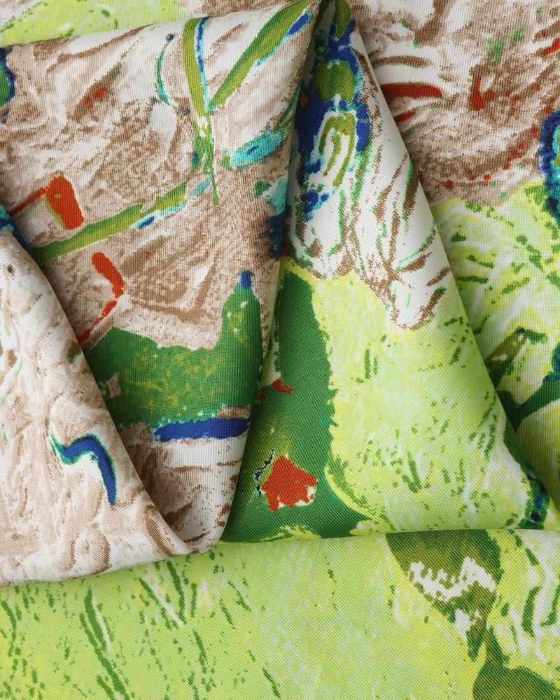 Old Money Impressionist Garden Scarf - Dalm Fashion
