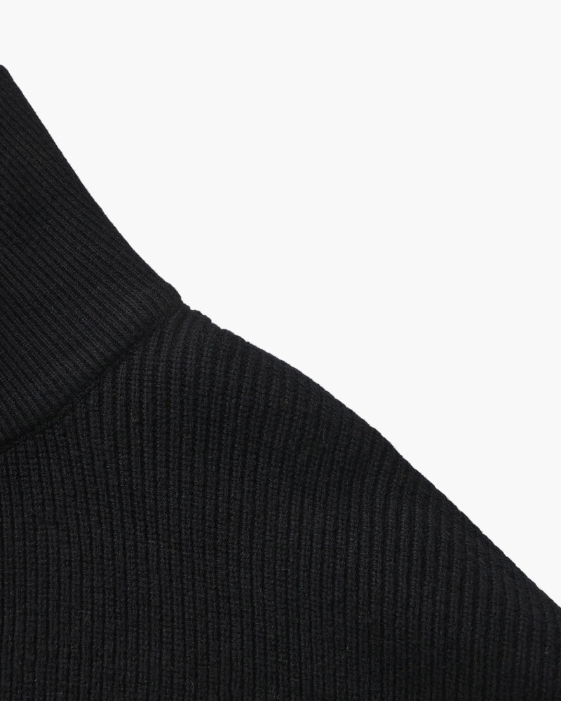 Refined Half-Zip Knit Pullover - Dalm Fashion