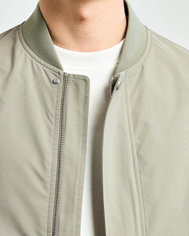 Minimalist Bomber Jacket - Dalm Fashion