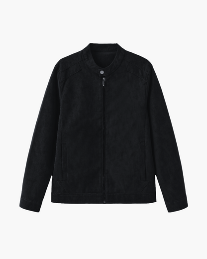 Estate Suede Leather Jacket - Dalm Fashion