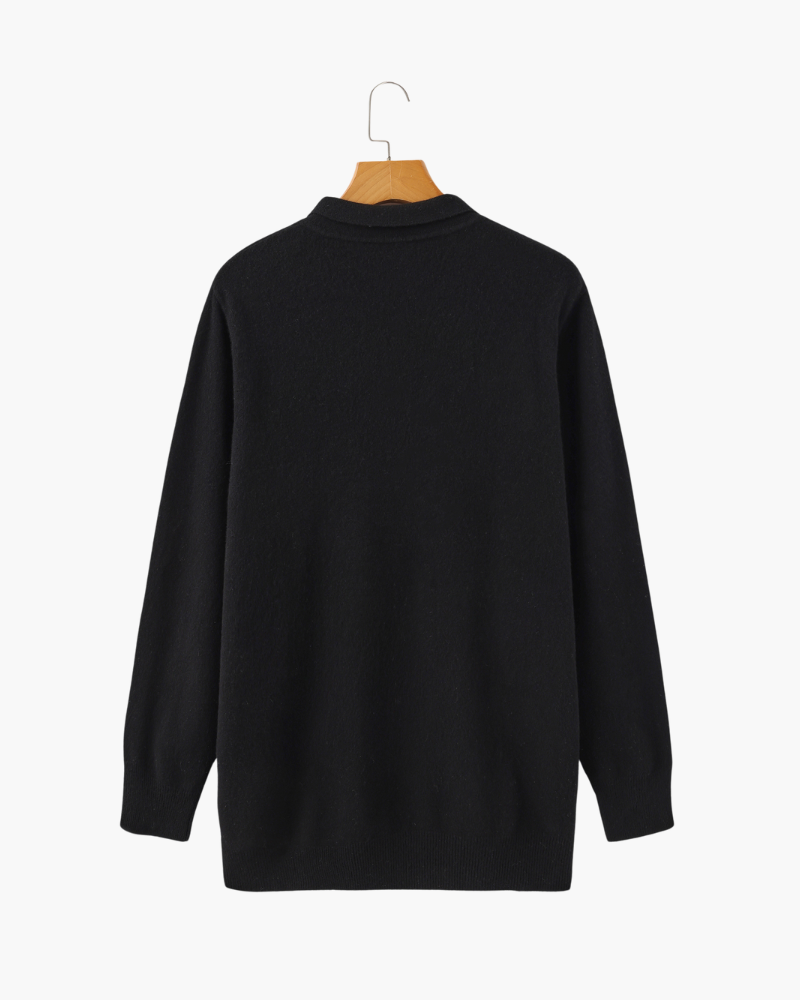 100% Cashmere Polo - Dalm Fashion
