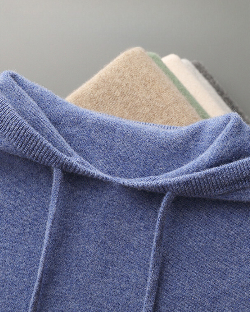 100% Cashmere Hoodie - Dalm Fashion