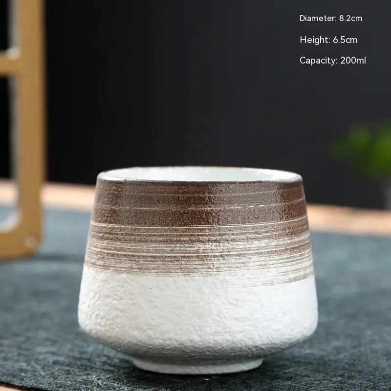Retro Stoneware Ceramic Cup