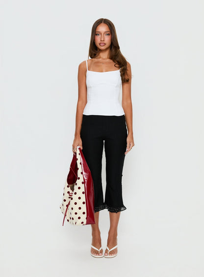 Elanah Structured Cami Top White