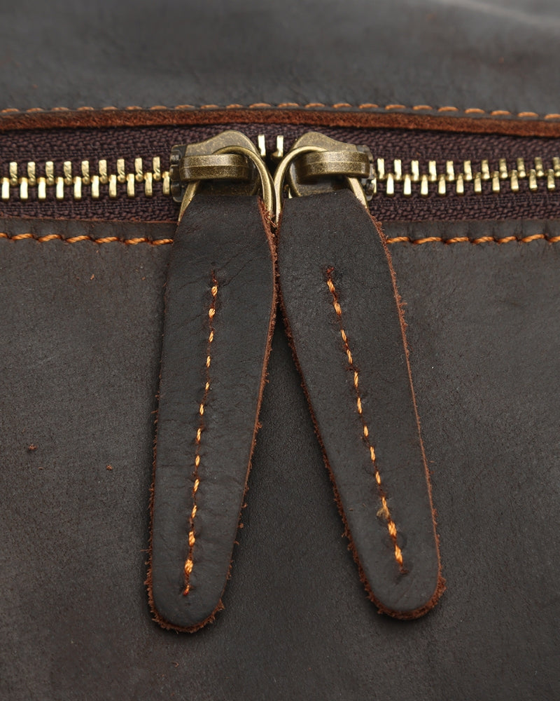 Montague Leather Duffle - Dalm Fashion
