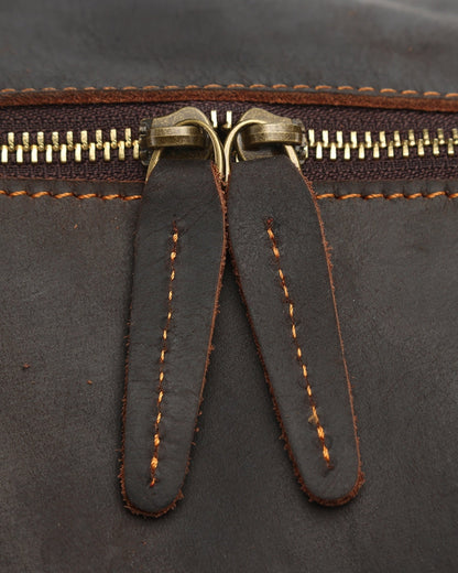 Montague Leather Duffle - Dalm Fashion